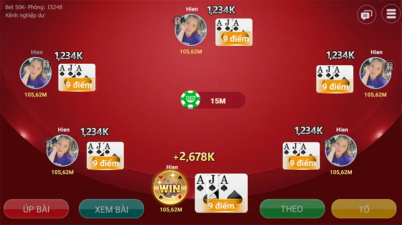 Trải nghiệm Liêng tại 68game bài 77Bet