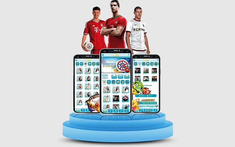 Giao diện của app 77Bet trên điện thoại di động